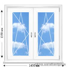 Окно VEKA на кухню 1300х1400